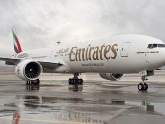 An Emirates Boeing 777-300
