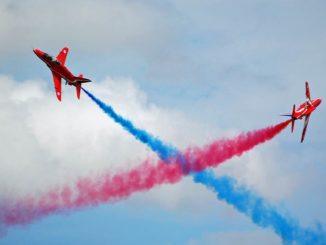Red Arrows Synchro Cross