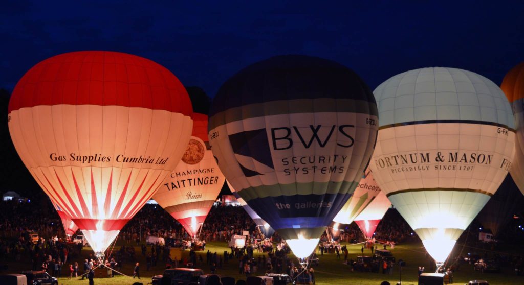 Bristol Balloon Fiesta 2015 Night Glow