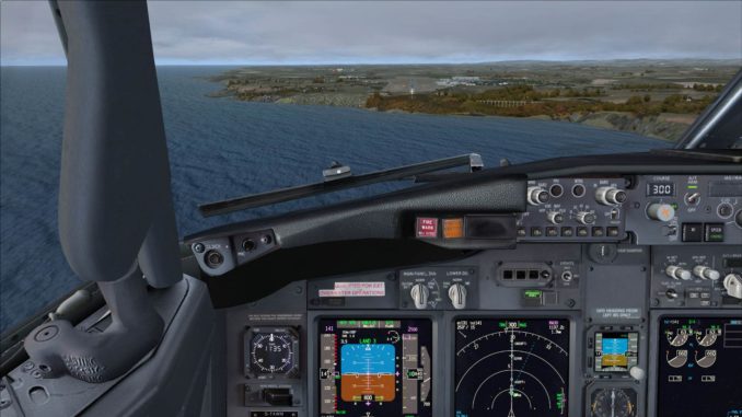 Approaching Cardiff with Orbx FTX Wales and UK2000 Cardiff Extreme