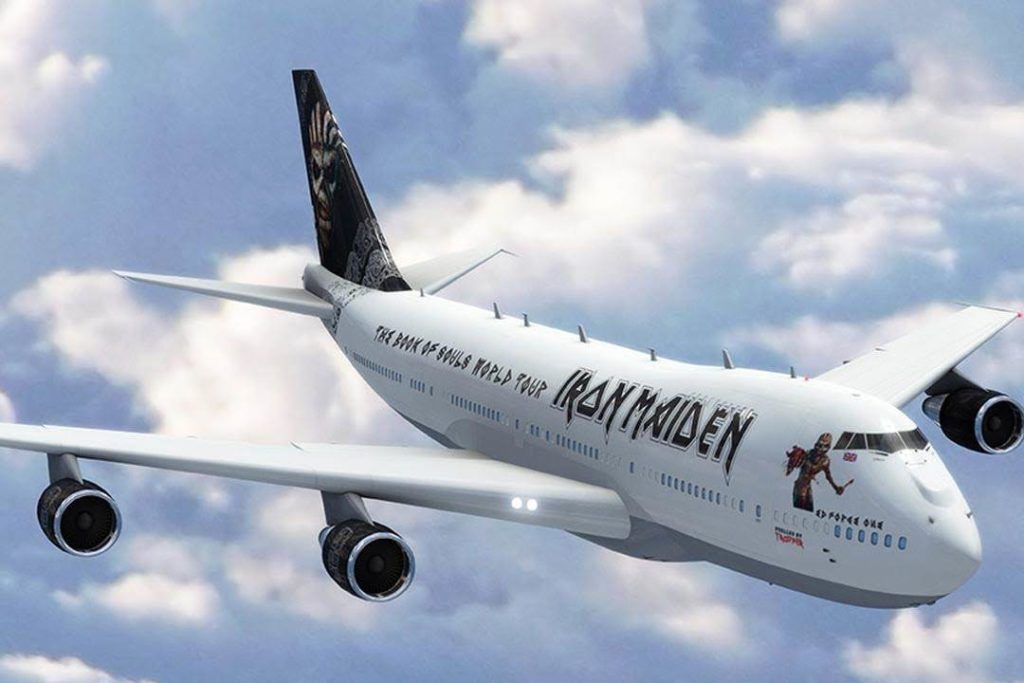 Artists Impression of Ed Force One (Image Courtesy of Iron Maiden)