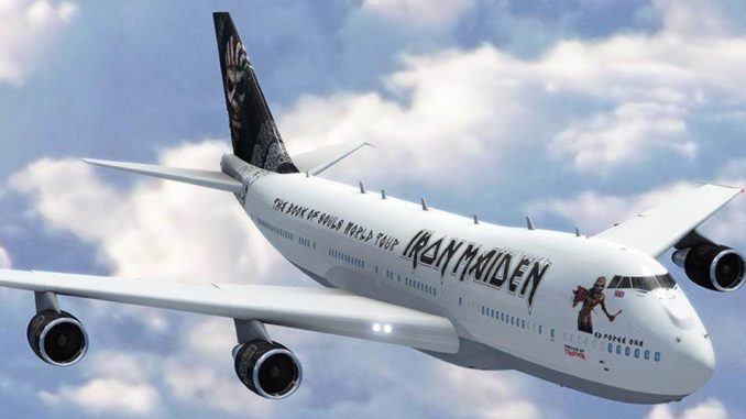 Artists Impression of Ed Force One (Image Courtesy of Iron Maiden)