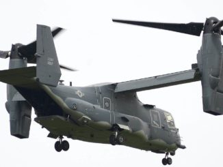 US Boeing CV-22 Osprey (Credit: Ian Grinter)