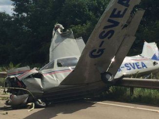 Piper PA28 G-SVEA (Image: Facebook/Gwent & Moore)