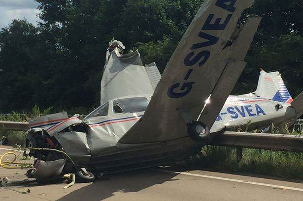 Piper PA28 G-SVEA (Image: Facebook/Gwent & Moore)