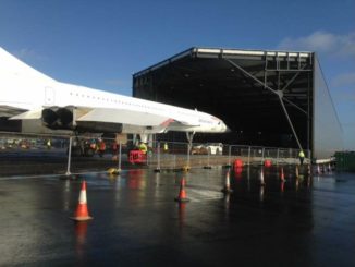 Concorde moves into its new home at Filton (Image: Steve Beal)
