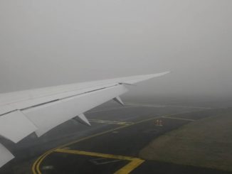 Runway in the fog (Image: Aviation Wales)