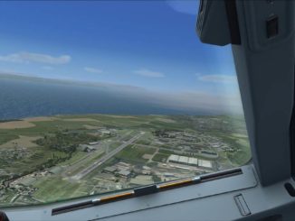 Looking down onto MOD St Athan in FSX!