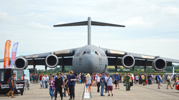 C17 Globermaster at Yeovilton Air Day 2017