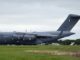Boeing C17 A7-MAC at Cardiff Airport (Image: Ian Grinter)