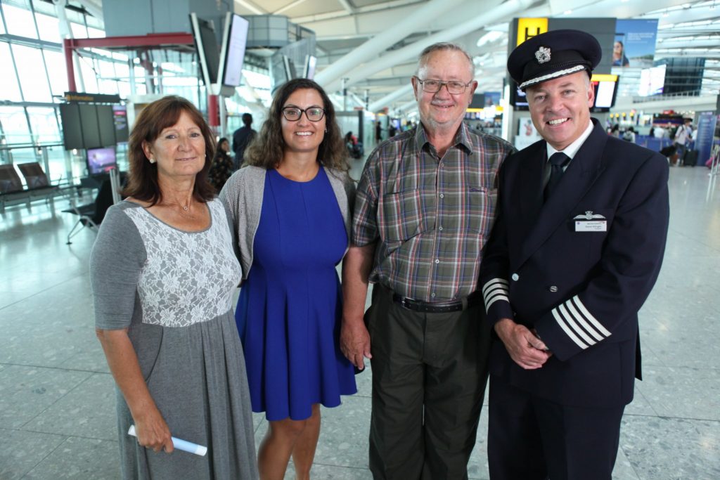 Captain Steve Allright, Ronnie Leach and Family