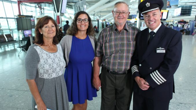 Captain Steve Allright, Ronnie Leach and Family