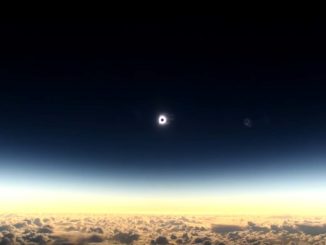 Solar Eclipse (Image: Alaska Airlines)