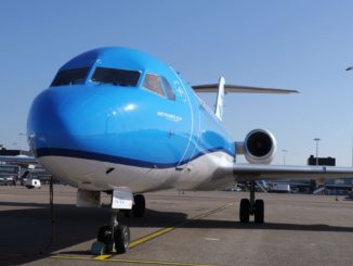 KLM carries out final fokker f70 flights