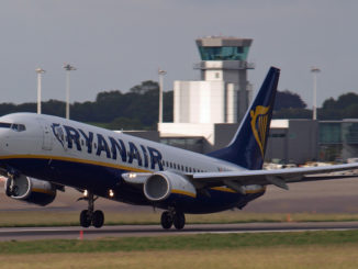 A Ryanair Boeing 737-800 takes-off at Bristol Airport (Image: UK Aviation Media)