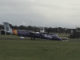 Flybe flight BE331 lands with nose gear up at Belfast