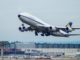 A Boeing 747-8i in Lufthansa Retro colours
