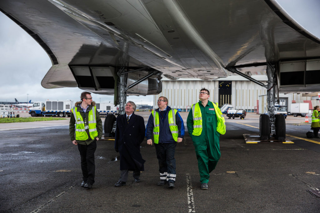 British Airways engineering students