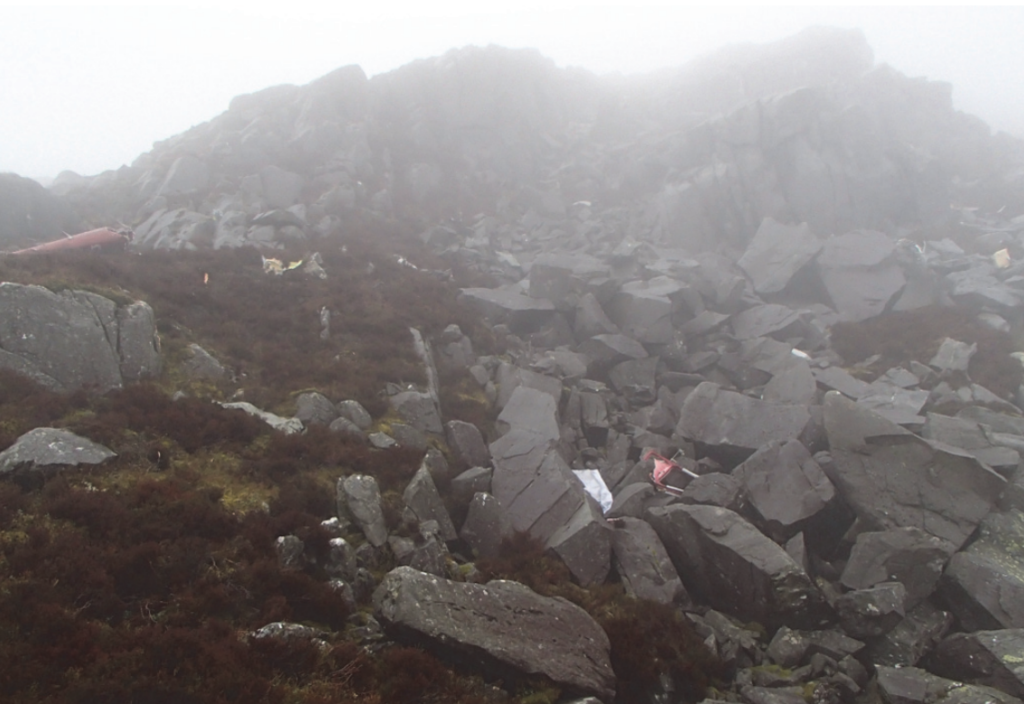 Rhinog Fawr crash site