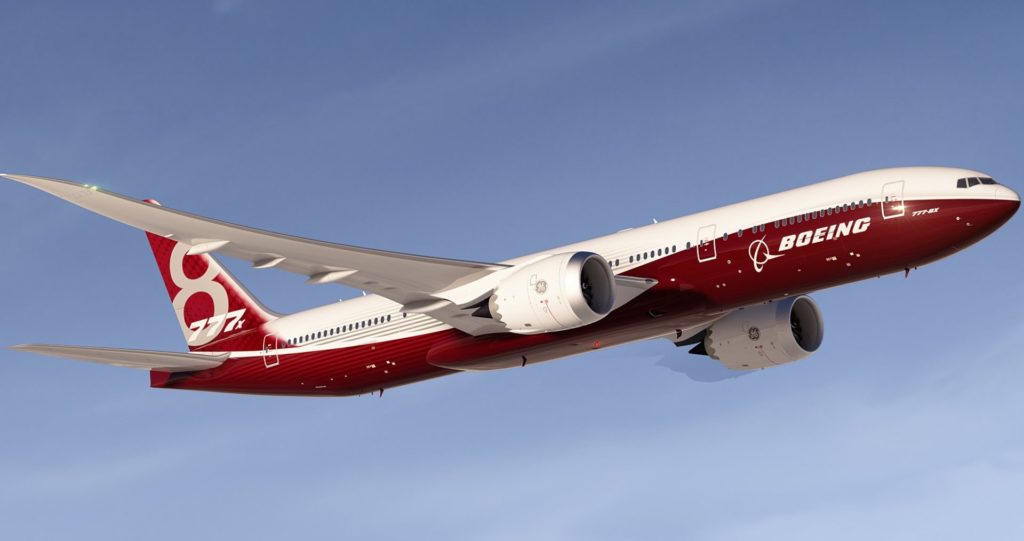Boeing 777-8X (Image: Boeing)