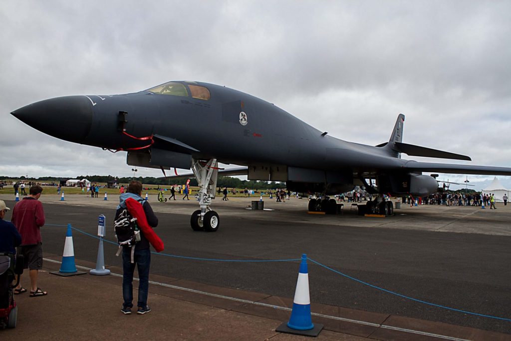 Rockwell B1-B Bomber at RAF Fairford (Image: P. Harrison)