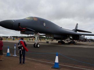 Rockwell B1-B Bomber at RAF Fairford (Image: P. Harrison)