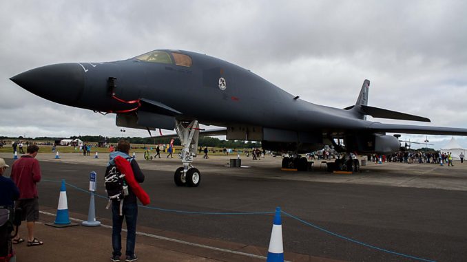 Rockwell B1-B Bomber at RAF Fairford (Image: P. Harrison)