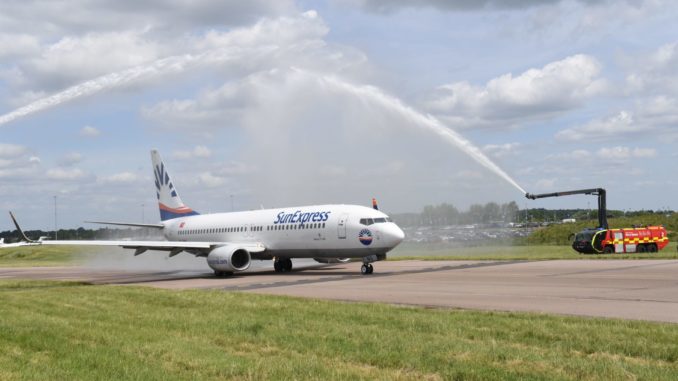 Sun Express Boeing 737-800 (Image: LLA)