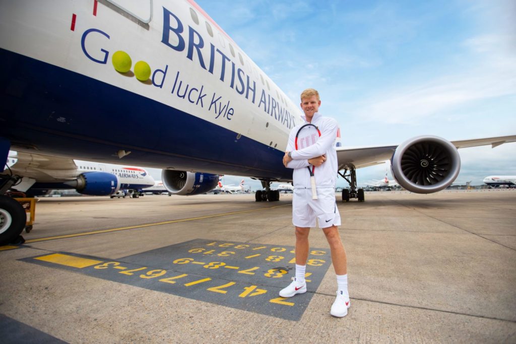 Good luck Kyle message from British Airways (Image: ba)