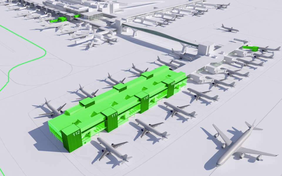 Gatwick pier expansion