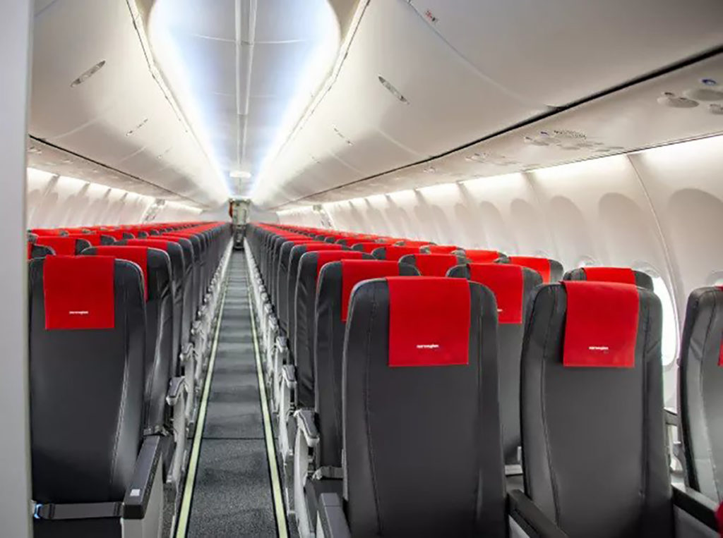 Norwegian 737 Max Seats (Image: Norwegian)