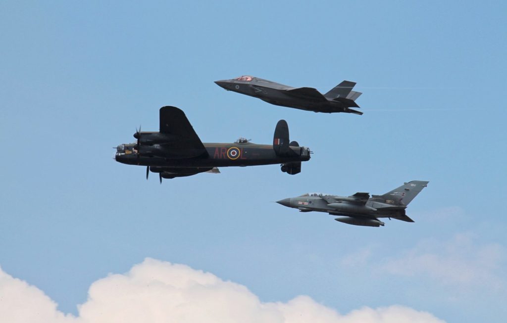 617 Squadron Flypast (Image: John Moore)
