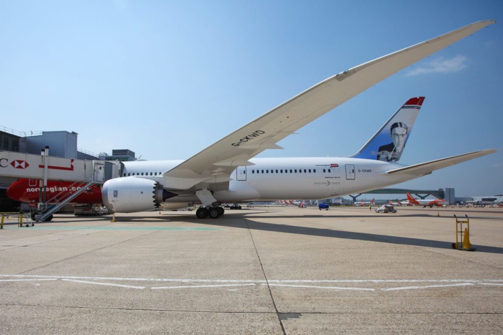 Norwegian Boeing 787 "Shackleton" (Image: Norwegian)