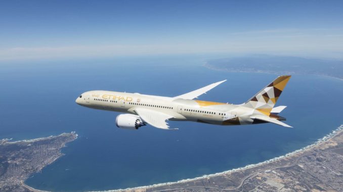 Etihad Airways Boeing 787-9 Dreamliner (Image: Etihad)
