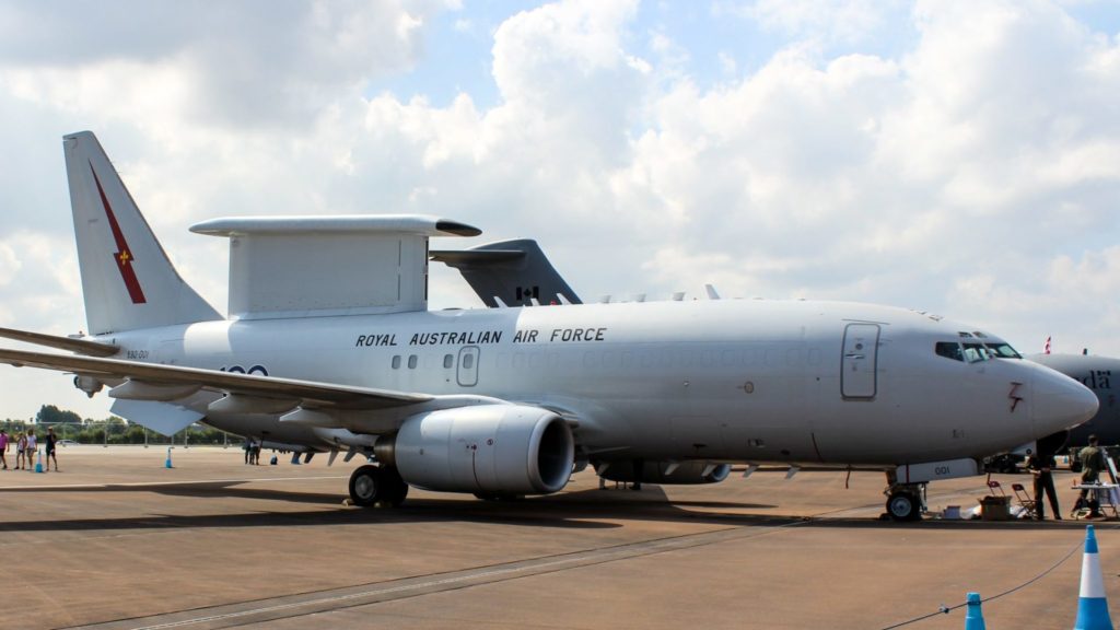 A Boeing E7 Wedgetail in use with the RAAF (Image: UK Aviation Media)
