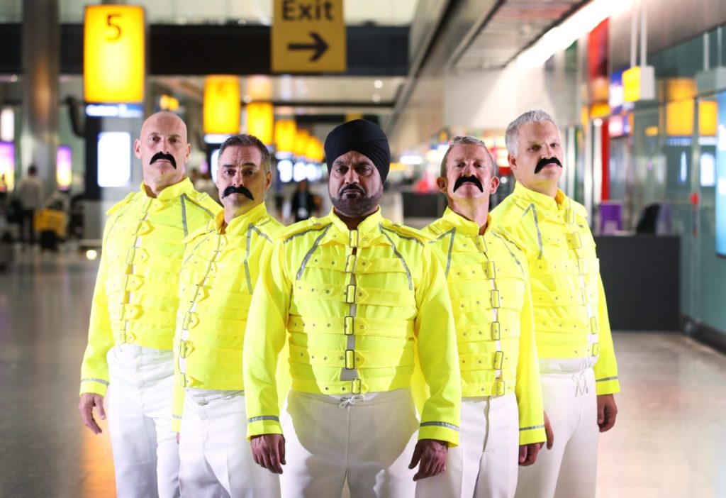 BRITISH AIRWAYS AND HEATHROW BAGGAGE HANDLERS ‘ESCAPE FROM REALITY’ IN CELEBRATION OF QUEEN LEGEND FREDDIE MERCURY’S BIRTHDAY