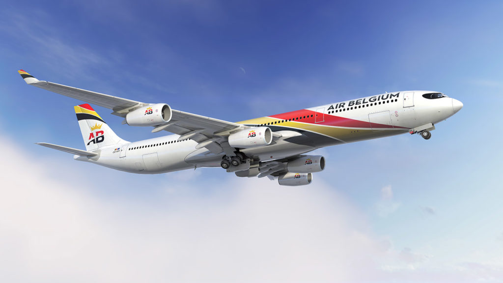 Air Belgium A340-313 (image: AB)