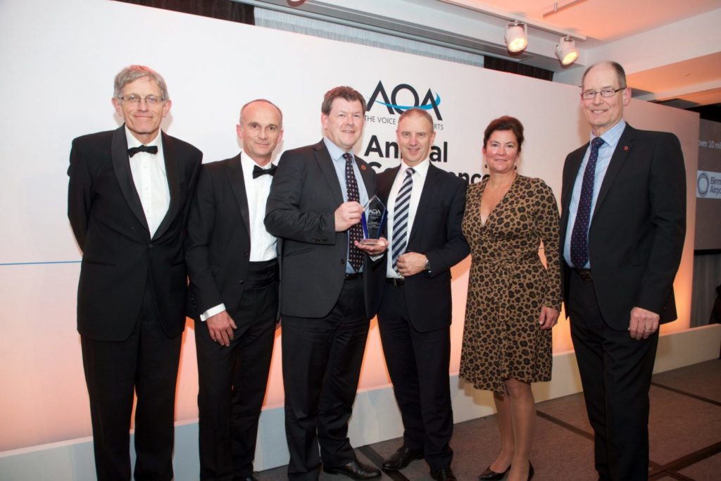 birmingham airport collects best airport award for 2018