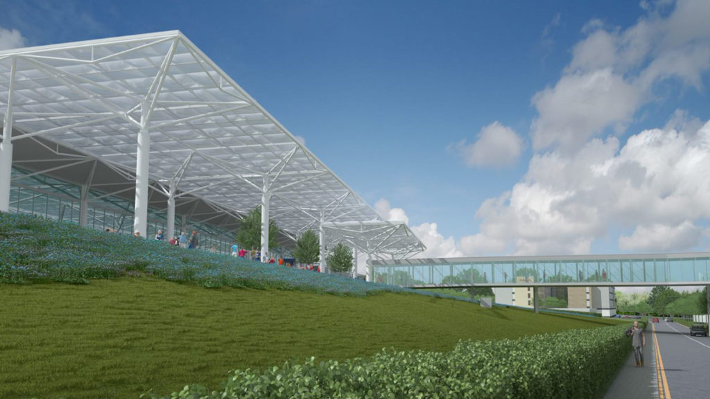 Artist Impression of Terminal