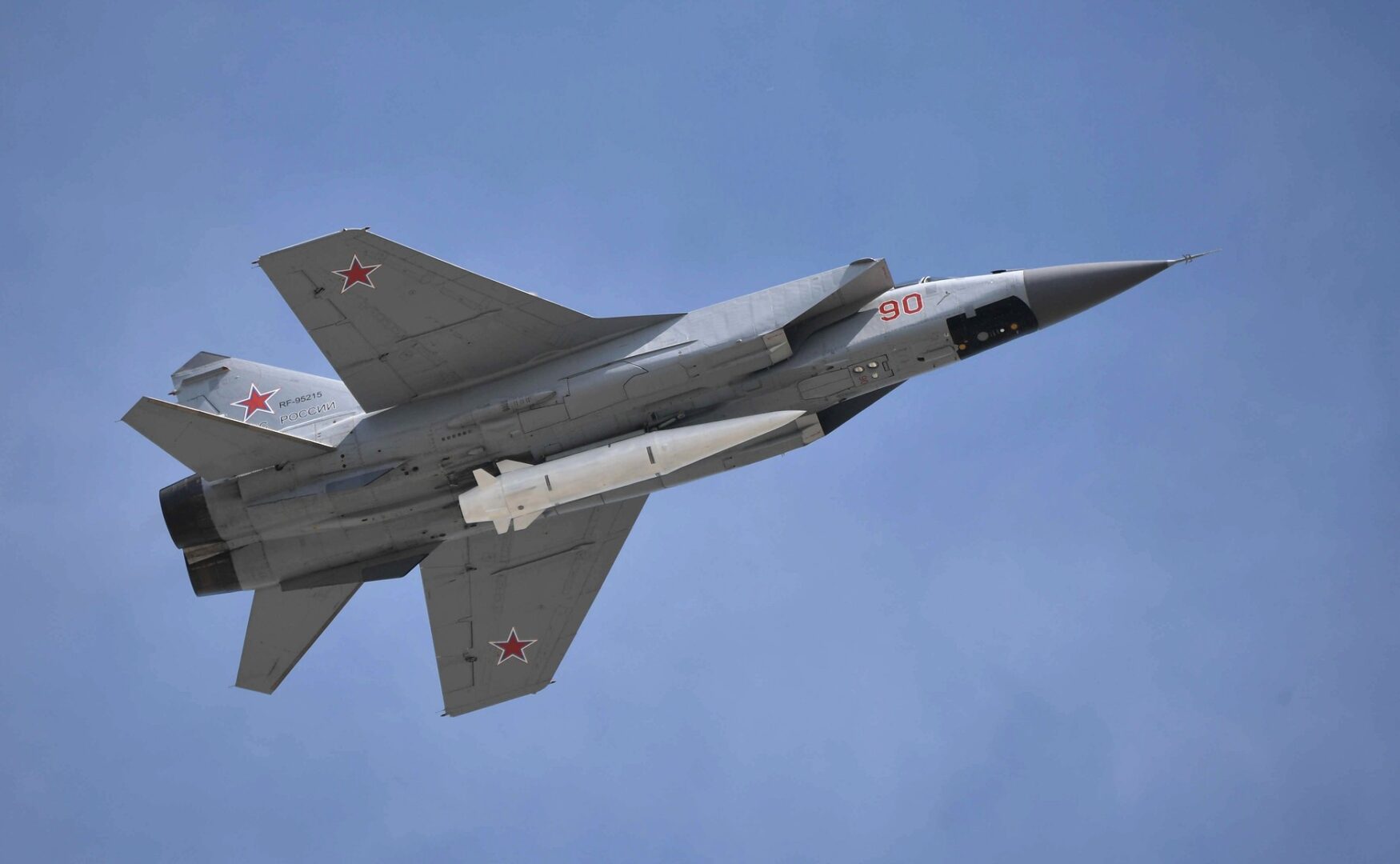 Mikoyan MIG-31 Foxhound (Image: By kremlin.ru, CC BY 4.0, https://commons.wikimedia.org/w/index.php?curid=68926303)