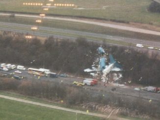 The final resting place of G-OBME, a Boeing 737-400 (OGL)