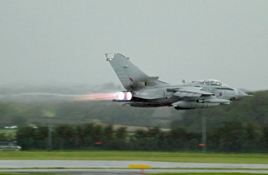 RAF Tornado at Cardiff Airport (Image: Aviation Media Co.)