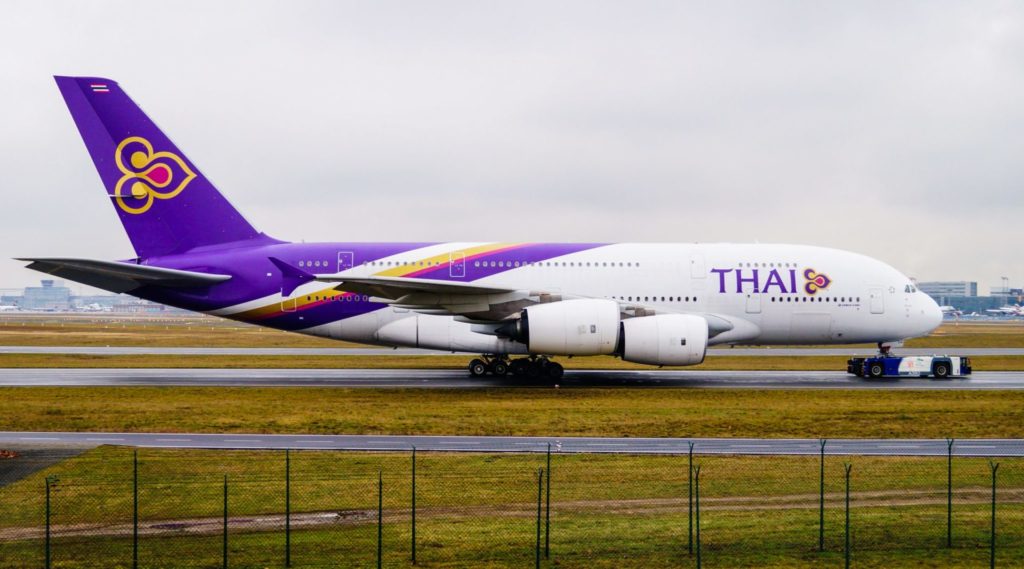A Thai Airways A380 at Frankfurt Airport (Image: Aviation Media Co.)