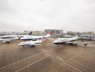 BA100 Aircraft line up at Heathrow (Image: BA)