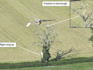 Crash site of Grob 109B G-KHEH (AAIB/OGL)