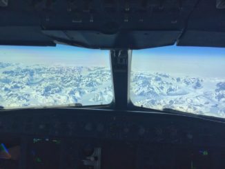 Simon Rockett– Greenland From The Flightdeck
