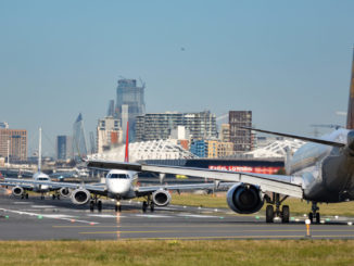 A busy scene at London City Airport (Image: UK Aviation Media)
