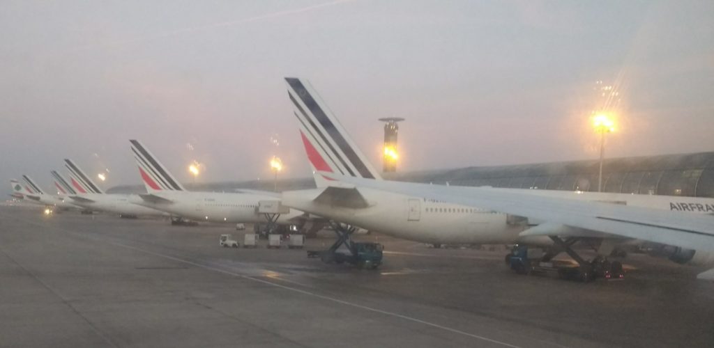 Air France aircraft at Paris CDG