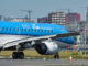KLM Embraer wearing the KLM 100 logo (Image: Max Thrust Digital)