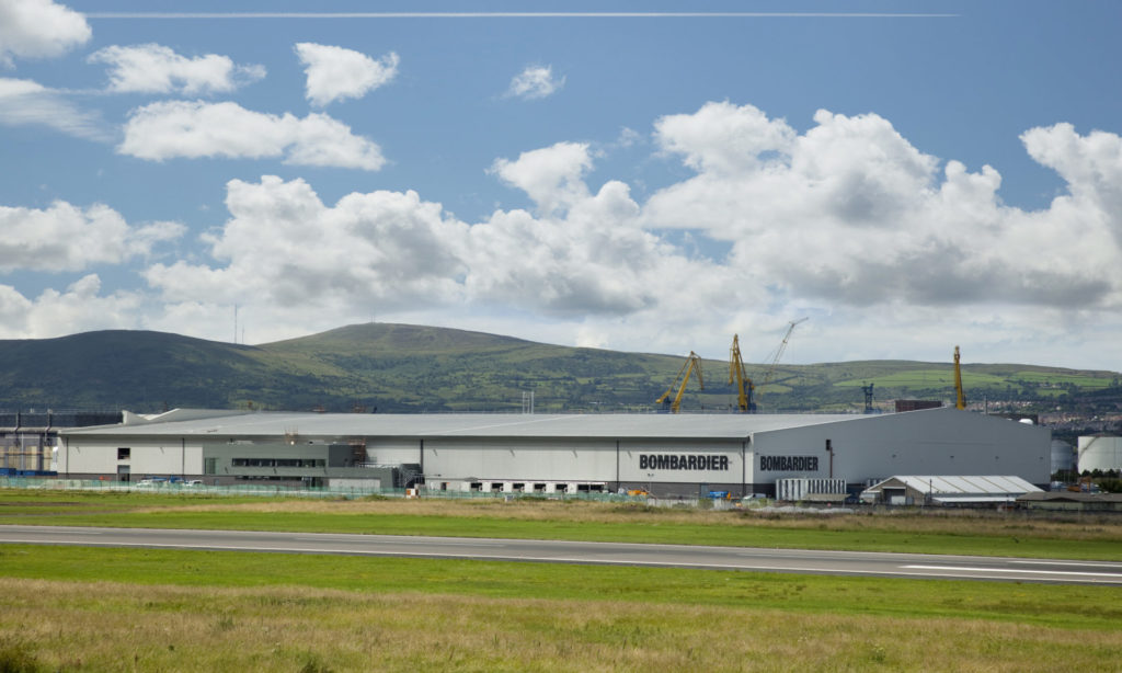 Spirit Aerosystems site at Belfast City Airport.